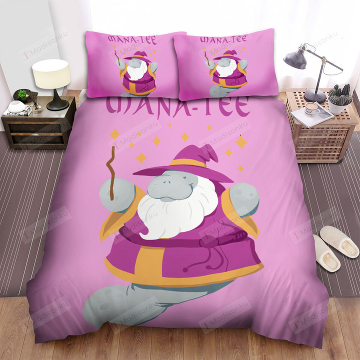 The Wild Animal - The Manatee Wizard Art Bed Sheets Spread Duvet Cover Bedding Sets