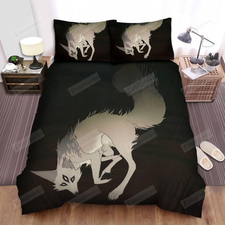 The Wild Animal - The Three Eyes Coyote Art Bed Sheets Spread Duvet Cover Bedding Sets