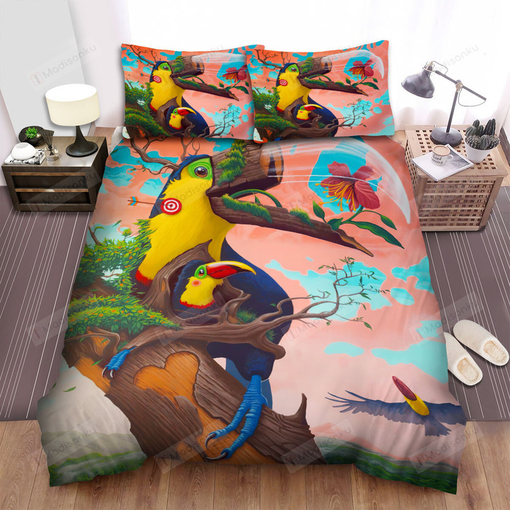 The Wildlife - The Toucan Tree Soul Bed Sheets Spread Duvet Cover Bedding Sets