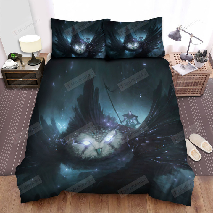 The Wild Animal - The Sky Soldier Riding On The Owl Bed Sheets Spread Duvet Cover Bedding Sets