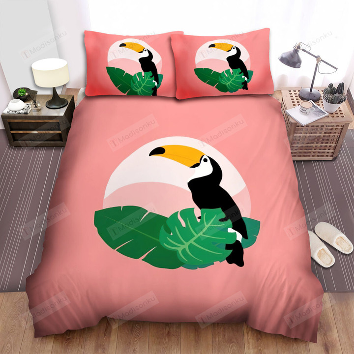 The Wildlife - The Toucan And A Circle Symbol Bed Sheets Spread Duvet Cover Bedding Sets