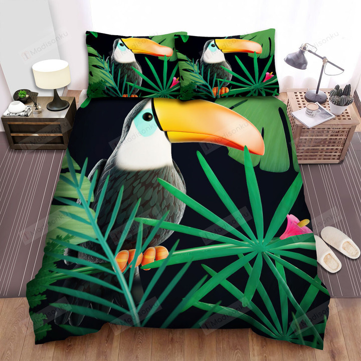 The Wildlife - The Toucan Figure Bed Sheets Spread Duvet Cover Bedding Sets