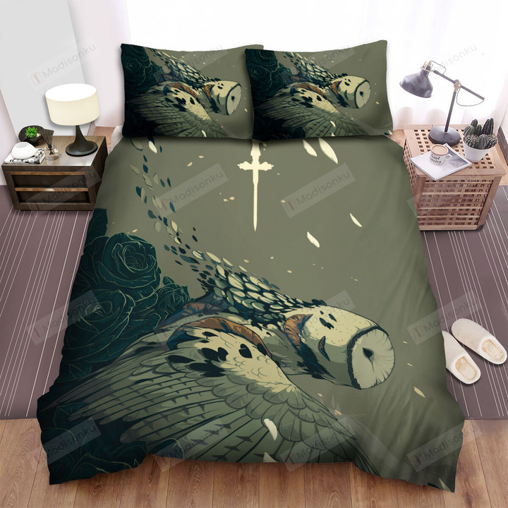 The Wild Animal - The Fading Owl Art Bed Sheets Spread Duvet Cover Bedding Sets