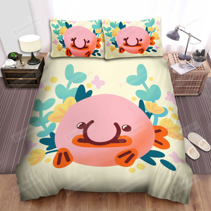 The Wild Animal -The Blobfish And Seaweed Bed Sheets Spread Duvet Cover Bedding Sets
