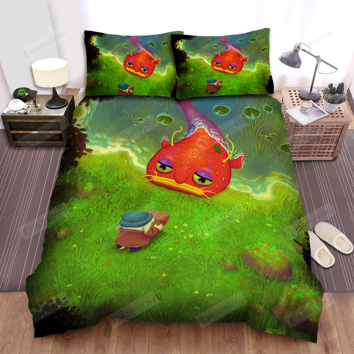 The Wild Animal -The Blobfish From The Pond Bed Sheets Spread Duvet Cover Bedding Sets