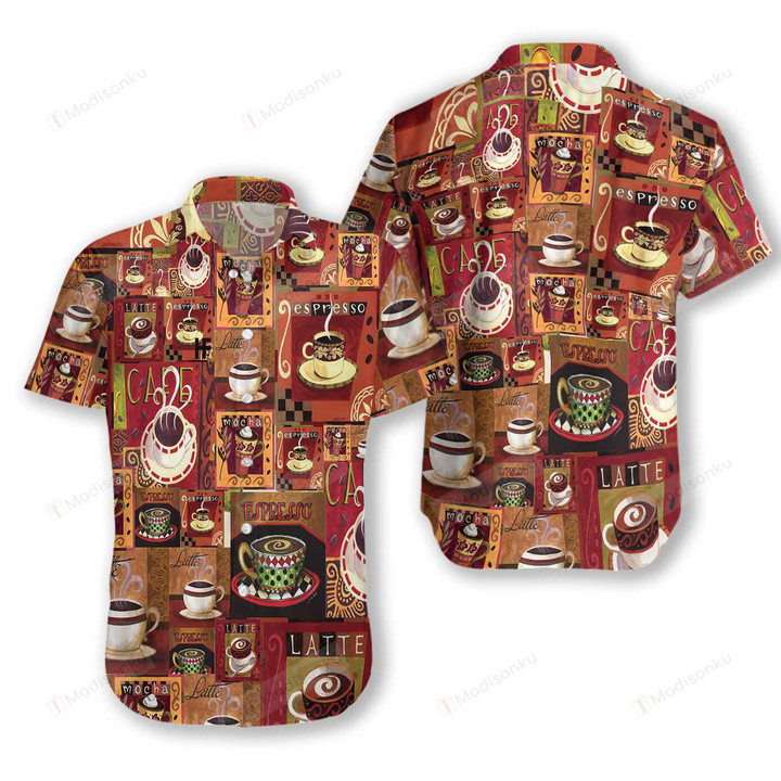 Coffee Hawaiian Shirt