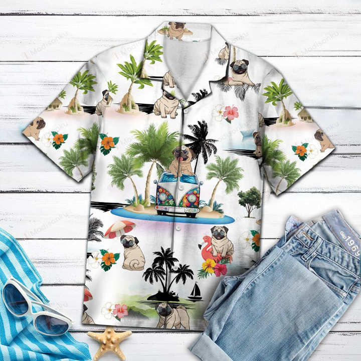 Pug Vacation Hawaii Shirt