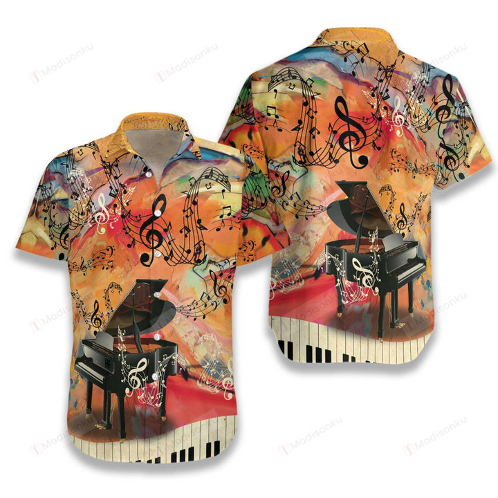 Let The Piano Guide You To The World Hawaiian Shirt