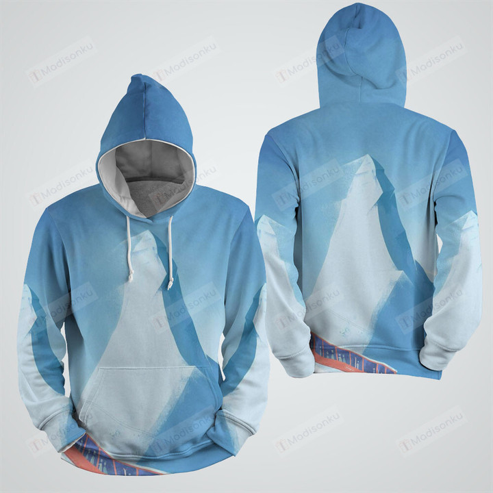 Zermatt 3d Full Over Print Hoodie Zip Hoodie Sweater Tshirt