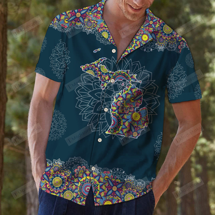 Michigan Mandala - Hawaii Shirt