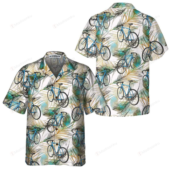 Cycling Feather Hawaiian Shirt