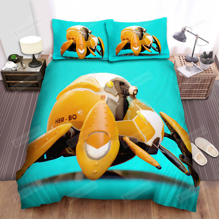 The Wild Creature - The Orange Machine Crab Art Bed Sheets Spread Duvet Cover Bedding Sets