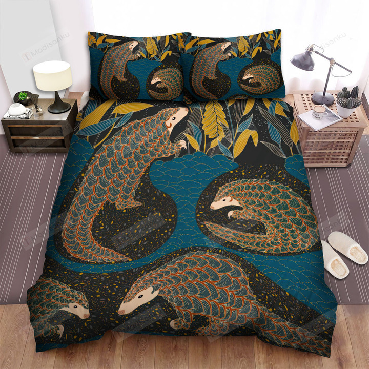 The Wildlife -The Pangolin Under The Ground Bed Sheets Spread Duvet Cover Bedding Sets