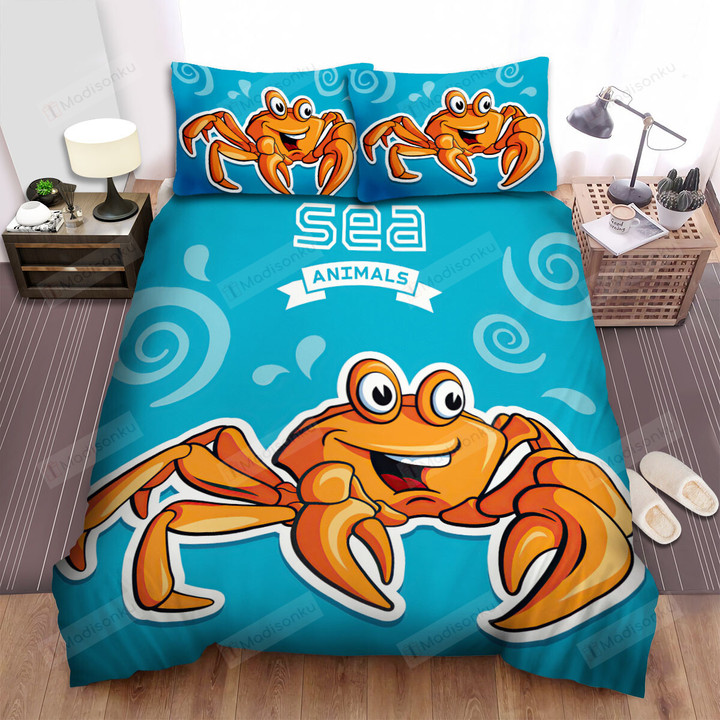 The Wildlife - The Crab From The Sea Bed Sheets Spread Duvet Cover Bedding Sets