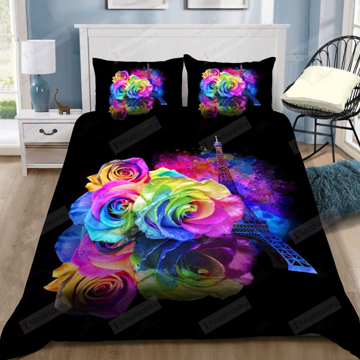 Rainbow Roses Bedding Sets (Duvet Cover & Pillow Cases)