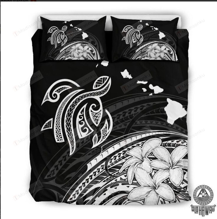 Hawaii Turtle Polynesian Bed Sheets Duvet Cover Bedding Set Great Gifts For Birthday Christmas Thanksgiving