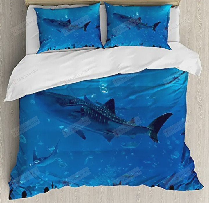Shark Bed Sheets Spread Duvet Cover Bedding Sets