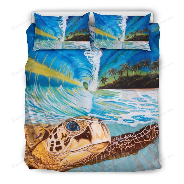 Sea Turtle Cotton Bed Sheets Spread Comforter Duvet Cover Bedding Sets
