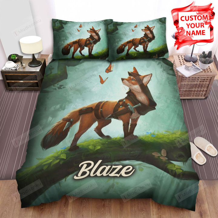 Personalized The Wildlife - The Assassin Fox On The Tree Bed Sheets Spread Duvet Cover Bedding Sets