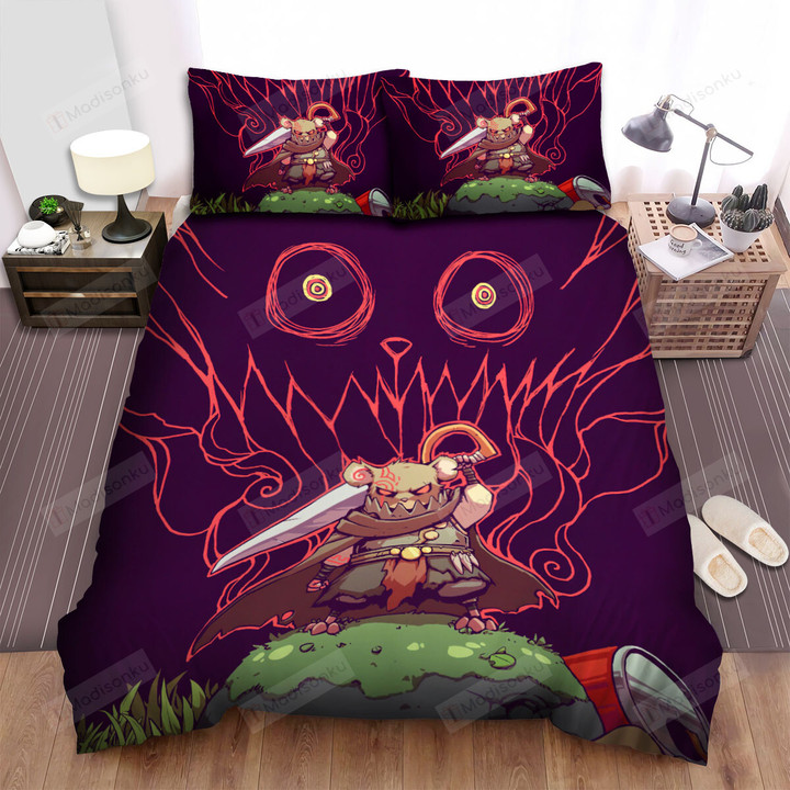 The Small Animal - The Mouse With Darkness Power Bed Sheets Spread Duvet Cover Bedding Sets