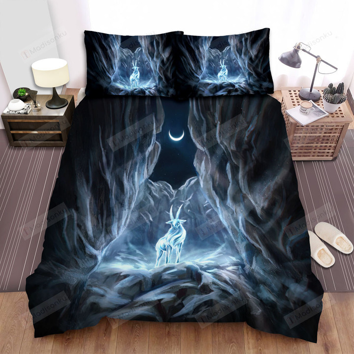 The Creature - The Goat Soul Under The Stars Bed Sheets Spread Duvet Cover Bedding Sets