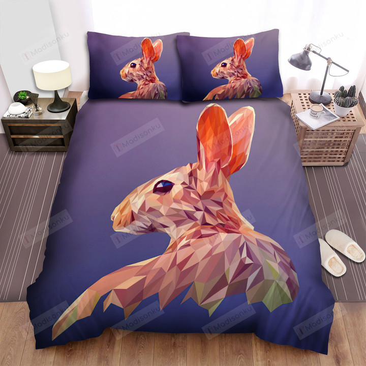 The Wild Animal - The Brown Ears Rabbit Art Bed Sheets Spread Duvet Cover Bedding Sets