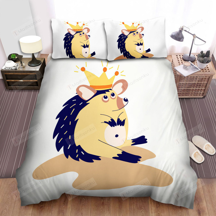 The Wildlife - The Hedgehog King Art Bed Sheets Spread Duvet Cover Bedding Sets