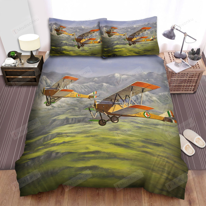 Ww1 Italian Aircraft - High Speed Reconnaissance Biplane Aircraft Bed Sheets Spread Duvet Cover Bedding Sets