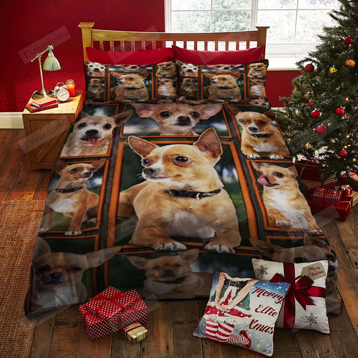Chihuahua In Frames Bed Sheets Spread Duvet Cover Bedding Sets