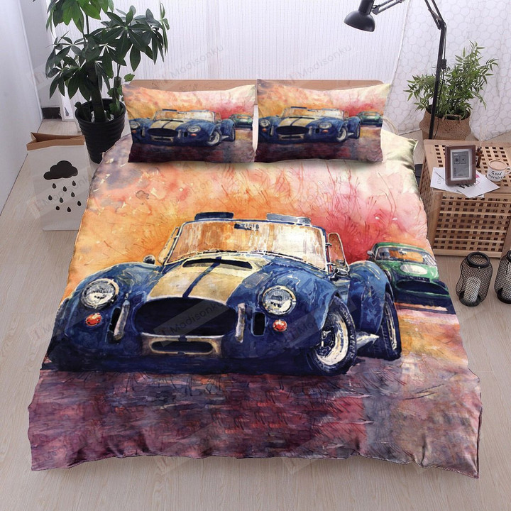 Car Cotton Bed Sheets Spread Comforter Duvet Cover Bedding Sets