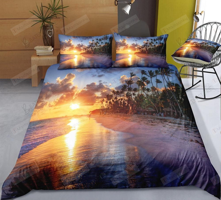 Beach Sea Sky Bed Sheets Duvet Cover Bedding Set Great Gifts For Birthday Christmas Thanksgiving