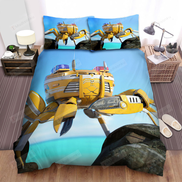 The Wild Creature - The Robot Crab Crawling On The Stone Bed Sheets Spread Duvet Cover Bedding Sets