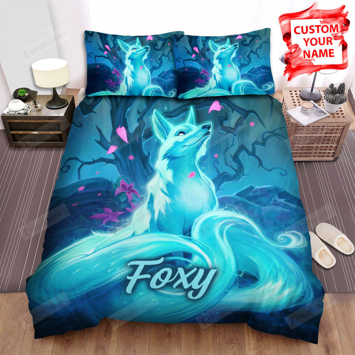 Personalized The Wild Animal - The Fox On The Ground Style Bed Sheets Spread Duvet Cover Bedding Sets