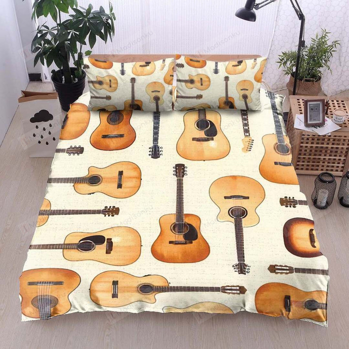 Guitar Cotton Bed Sheets Spread Comforter Duvet Cover Bedding Sets