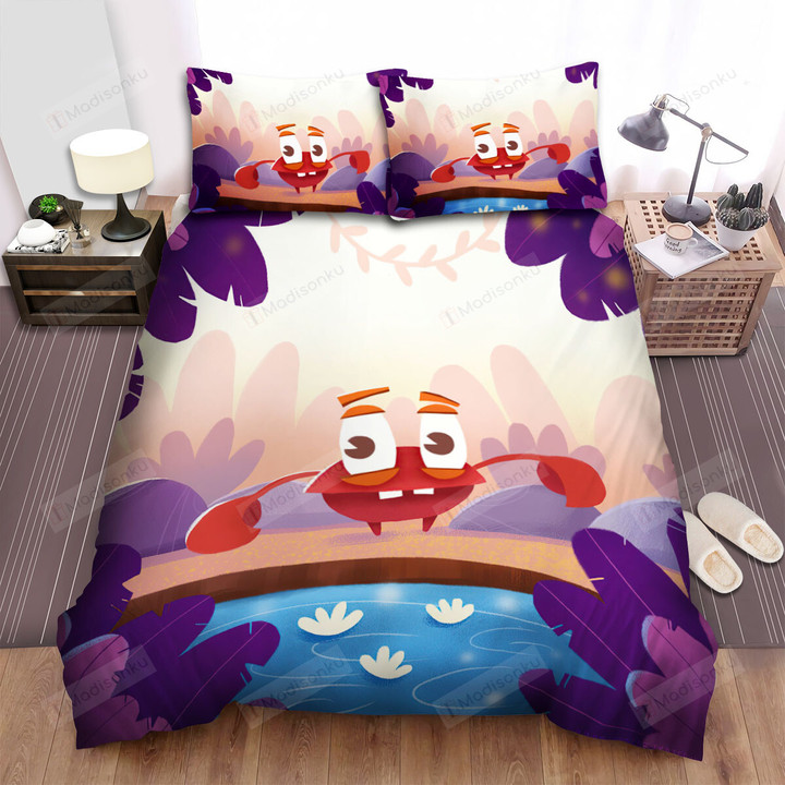 The Red Crab In The Jungle Bed Sheets Spread Duvet Cover Bedding Sets
