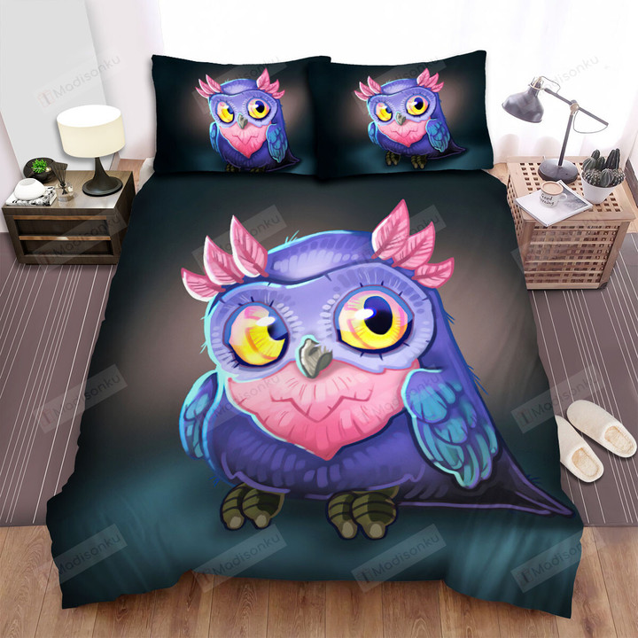 The Wild Bird - The Owl Portrait Bed Sheets Spread Duvet Cover Bedding Sets