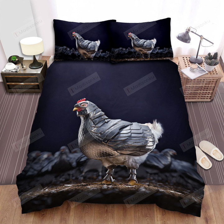 The Creature - The Chicken Army Art Bed Sheets Spread Duvet Cover Bedding Sets
