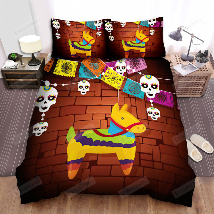 The Cattle - The Donkey And The Dia De Muertos Decorations Bed Sheets Spread Duvet Cover Bedding Sets