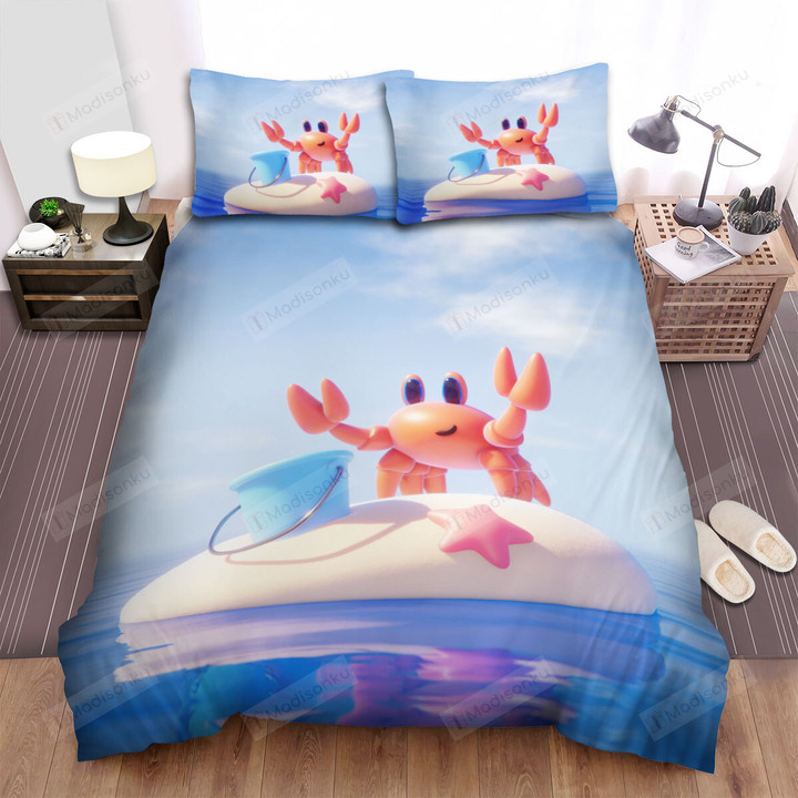 The Wild Creature - The Crab And The Bucket Bed Sheets Spread Duvet Cover Bedding Sets