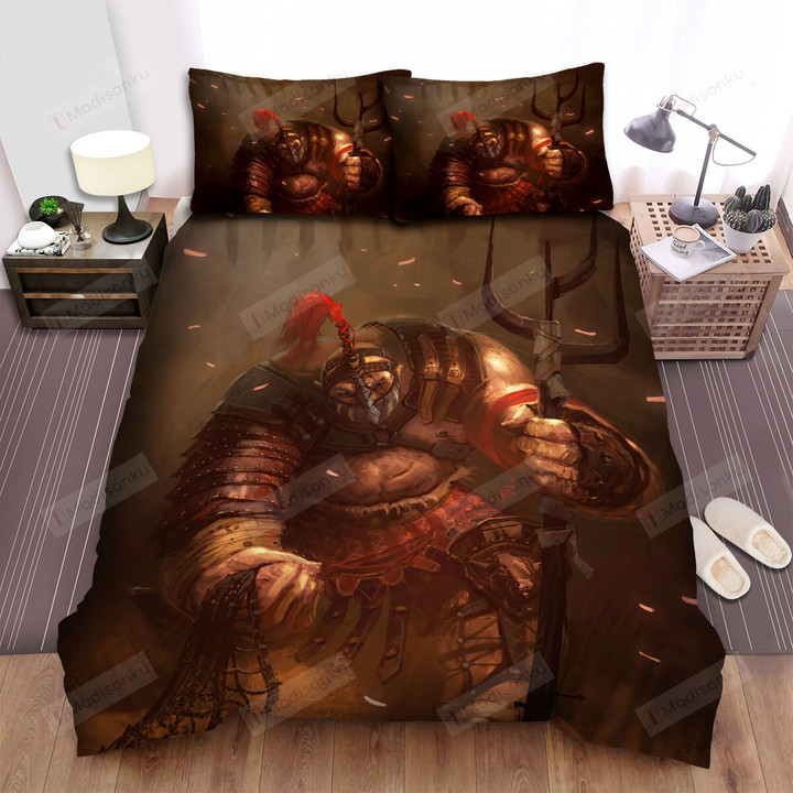 Laquerius Gladiator Ready For Battles Bed Sheets Spread Duvet Cover Bedding Sets