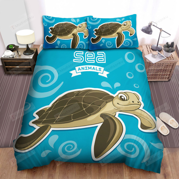 The Turtle The Sea Animal Bed Sheets Spread Duvet Cover Bedding Sets