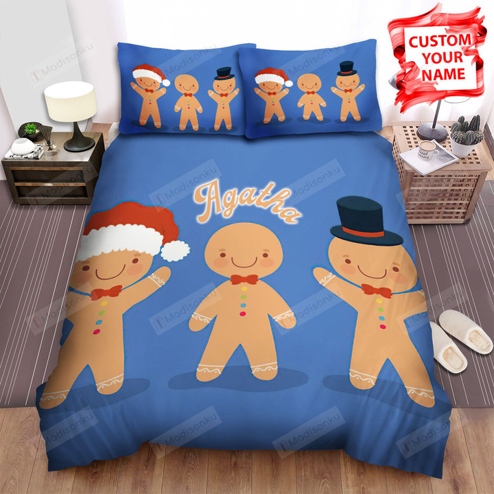 Three Cookie Man Bed Sheets Spread Duvet Cover Bedding Sets