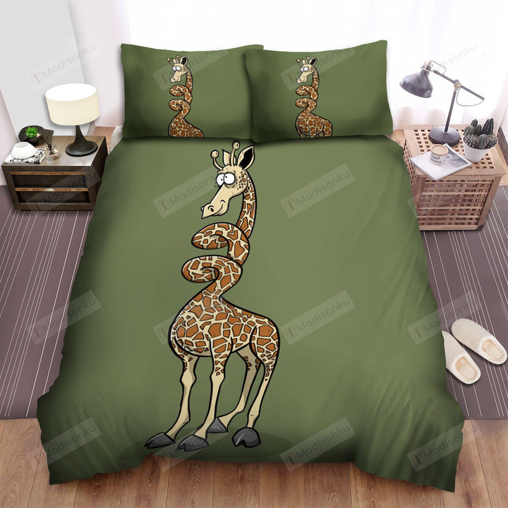 The Tangled Neck Giraffe Bed Sheets Spread Duvet Cover Bedding Sets