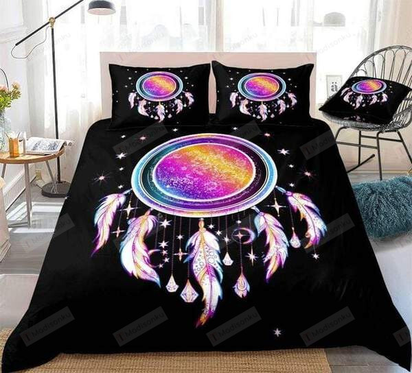Rainbow Dreamcatcher Stars Cotton Bed Sheets Spread Comforter Duvet Cover Bedding Sets