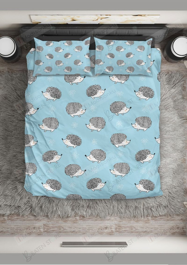 Hedgehog Loving Stranger Bed Sheets Duvet Cover Bedding Set Great Gifts For Birthday Christmas Thanksgiving