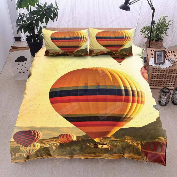Hot Air Balloon Cotton Bed Sheets Spread Comforter Duvet Cover Bedding Sets