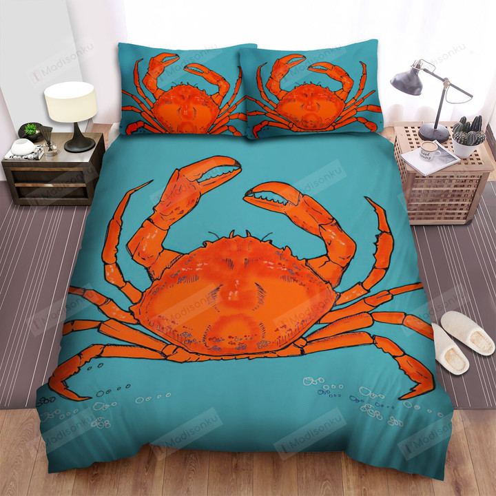 The Wild Animal - The Original Crab Art Bed Sheets Spread Duvet Cover Bedding Sets