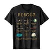 Astrophysics Heroes 2D T-Shirt DAD07