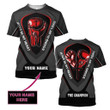 Custom Name Jesus In My Heart, Boxing In My Veins 3D All Over Printed Unisex Shirt BX06