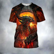 3D All Over Printed Shirts Tattoo and Dungeon Dragon DR67